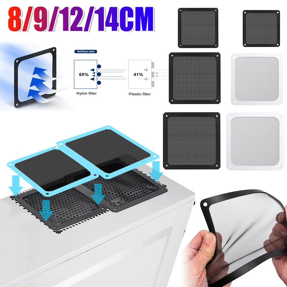 Dust Filter Pc - 1/2X 8/9/12/14 cm Magnetische Rahmen Staub