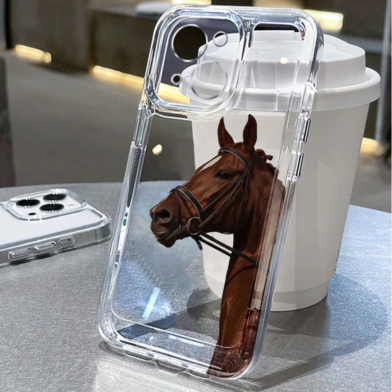 Mini Pc Case - Tierisches Pferde-Soft-Handyhülle für iPhone 17 Pro